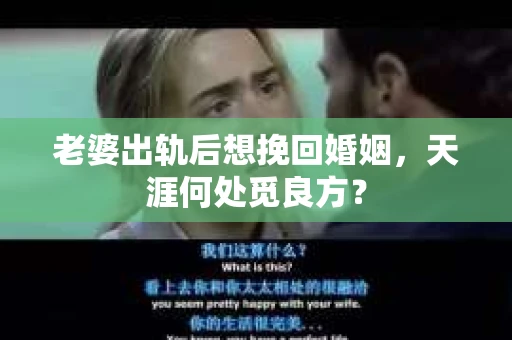 老婆出轨后想挽回婚姻，天涯何处觅良方？