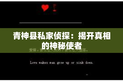 青神县私家侦探：揭开真相的神秘使者
