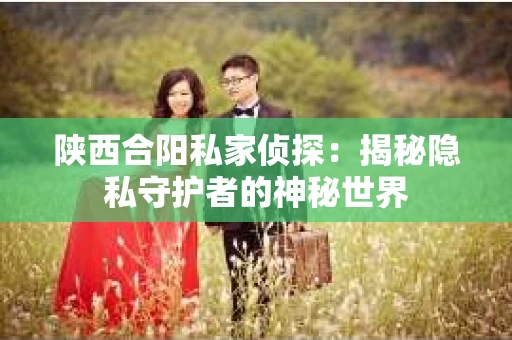 陕西合阳私家侦探：揭秘隐私守护者的神秘世界
