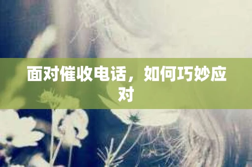 面对催收电话，如何巧妙应对