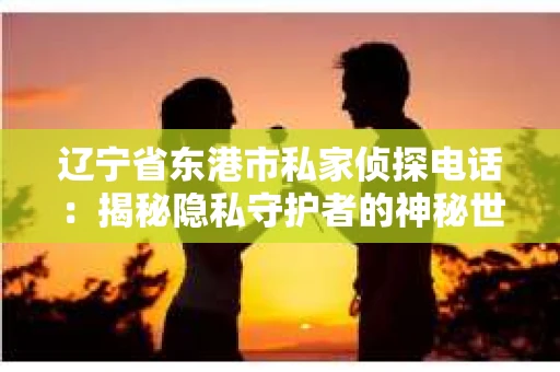 辽宁省东港市私家侦探电话：揭秘隐私守护者的神秘世界
