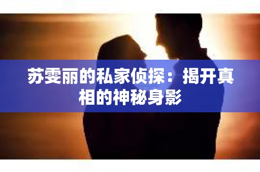 苏雯丽的私家侦探：揭开真相的神秘身影