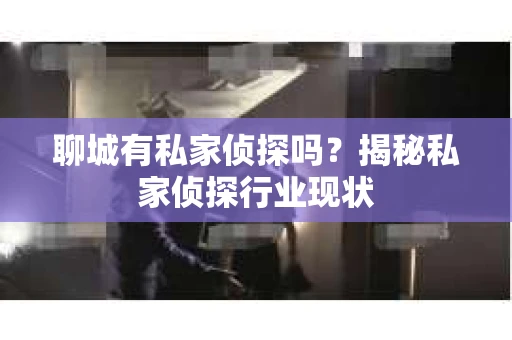 聊城有私家侦探吗?揭秘私家侦探行业现状 聊城有私家侦探吗?揭秘私家侦探行业现状