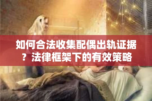 如何合法收集配偶出轨证据？法律框架下的有效策略