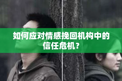 如何应对情感挽回机构中的信任危机？