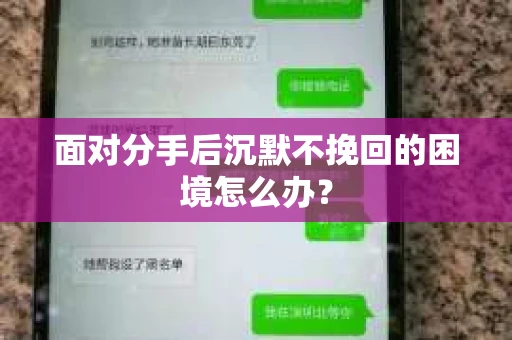 面对分手后沉默不挽回的困境怎么办？